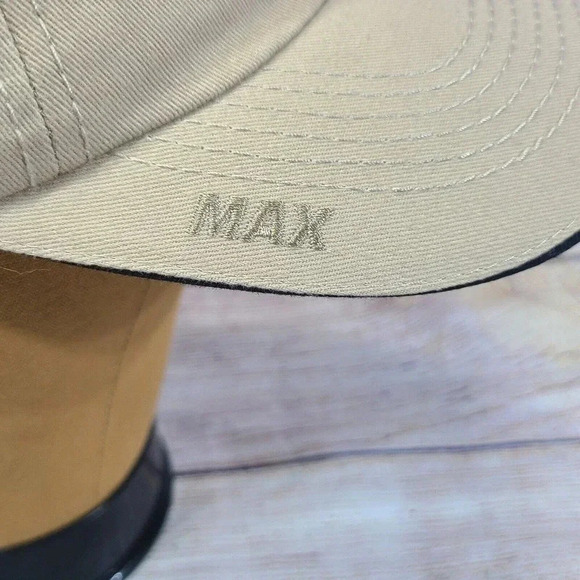 Vintage America's Most Wanted Strapback Cap Max Hat Beige AMW TV Show Adjustable - Picture 4 of 10